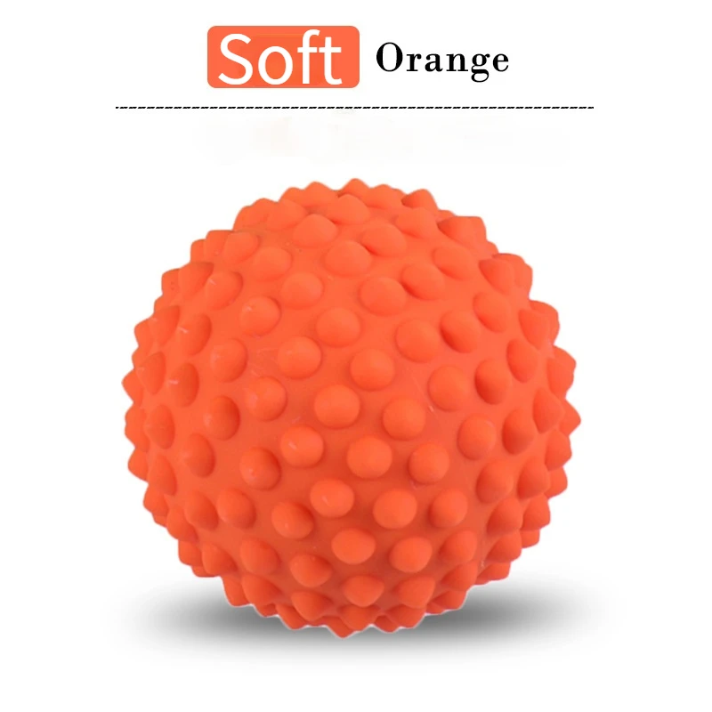 

9cm Hand Grip strengthener Massage Ball Spike Ball Fascia Ball Yoga Fitness Ball Muscle Relaxation Ball Hard and Soft At Home