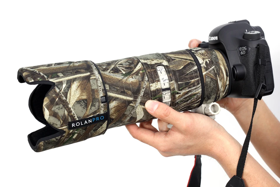 Линзы rolanpro камуфляжное пальто дождевик для Canon EF 70-200 мм F2.8 L IS II USM объектив защитный чехол для Canon SLR объектив камеры