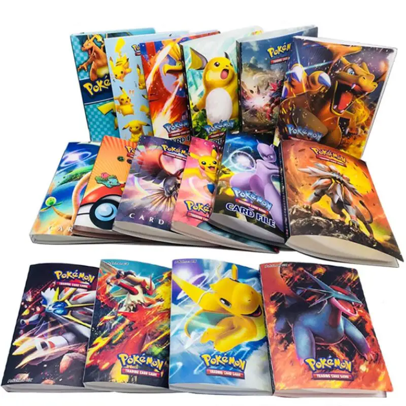 

240 Pcs Holder Album Toys for Gift Pokemon Cards Album Book Top Loaded List Playing Cards