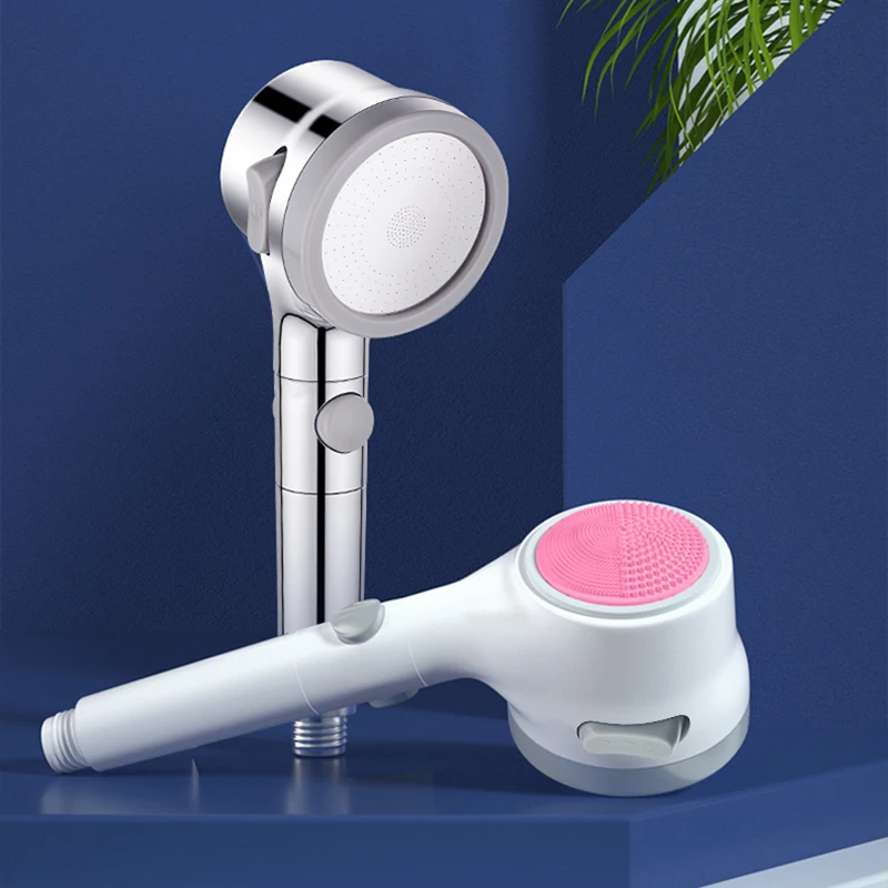 

Booster Shower Nozzle Hose Kit Rain Household Rain Round Shower Head Water Saving Tap Bathroom Accessories Chuveiro Douche