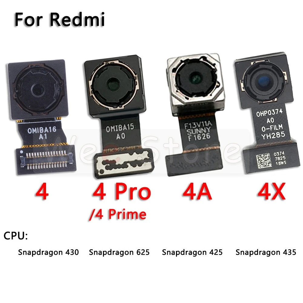 Маленькая фронтальная камера для Xiaomi Redmi Note 4 4A 4X Pro глобальная основная большая