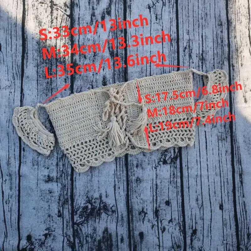 Женский пляжный комплект бикини Boho вязаный купальник в богемном стиле с