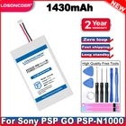 Аккумулятор LOSONCOER LIP1412B LIP1412 1430 мА  ч для Sony PSP GO PSP-N1000, N1001, N1002, N1003, N1004, PSP-NA1006, PSP-N100