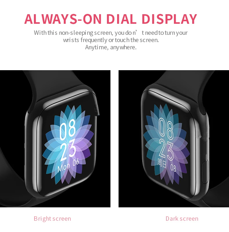 

W98 Plus Smart Watch 1.54 inch Square Screen Bluetooth Call Music IP67 Waterproof Watches Body Temperature Measure Heart PK W98