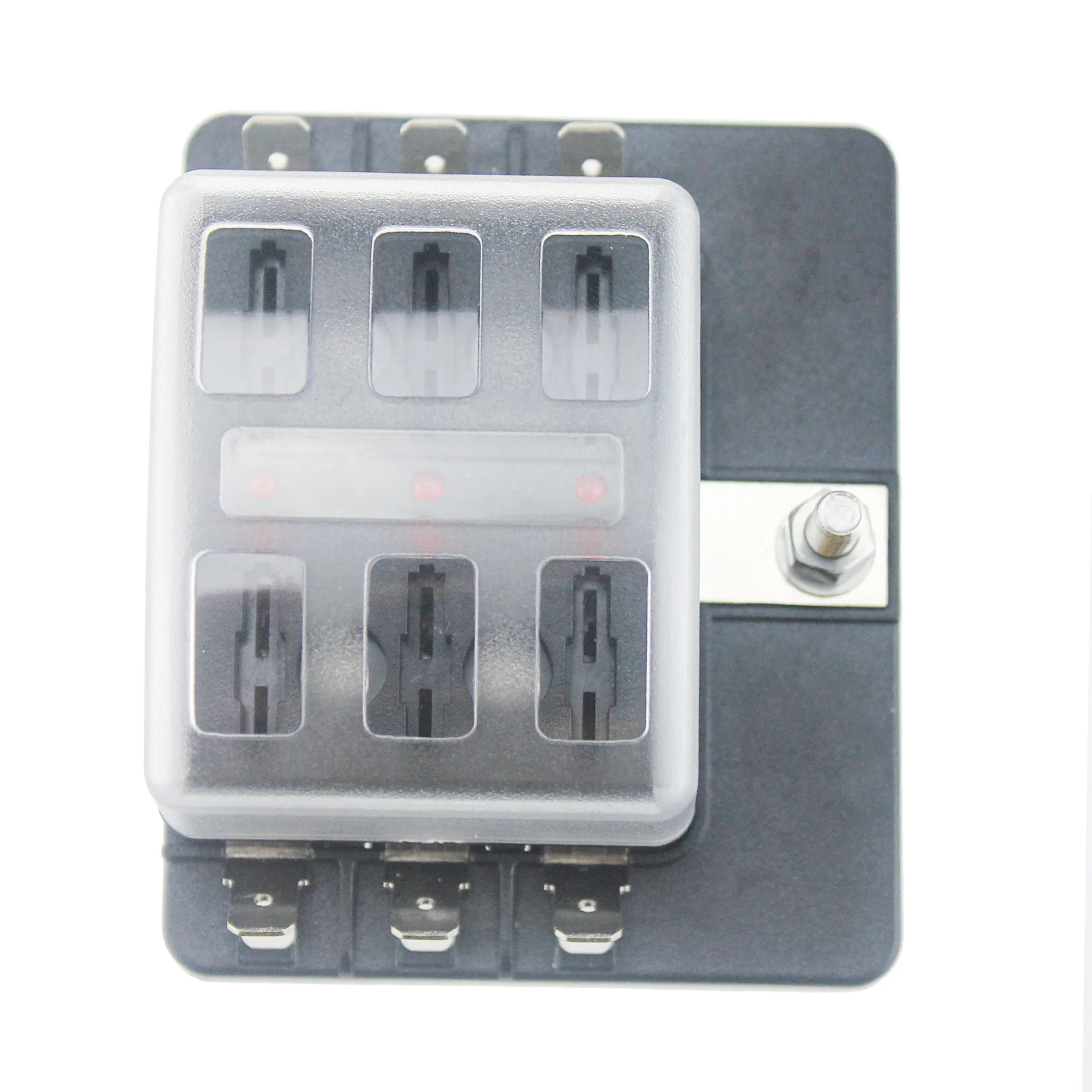 Блок предохранителей со светодиодами 6 схем блок с винтовой клеммой аксессуарами
