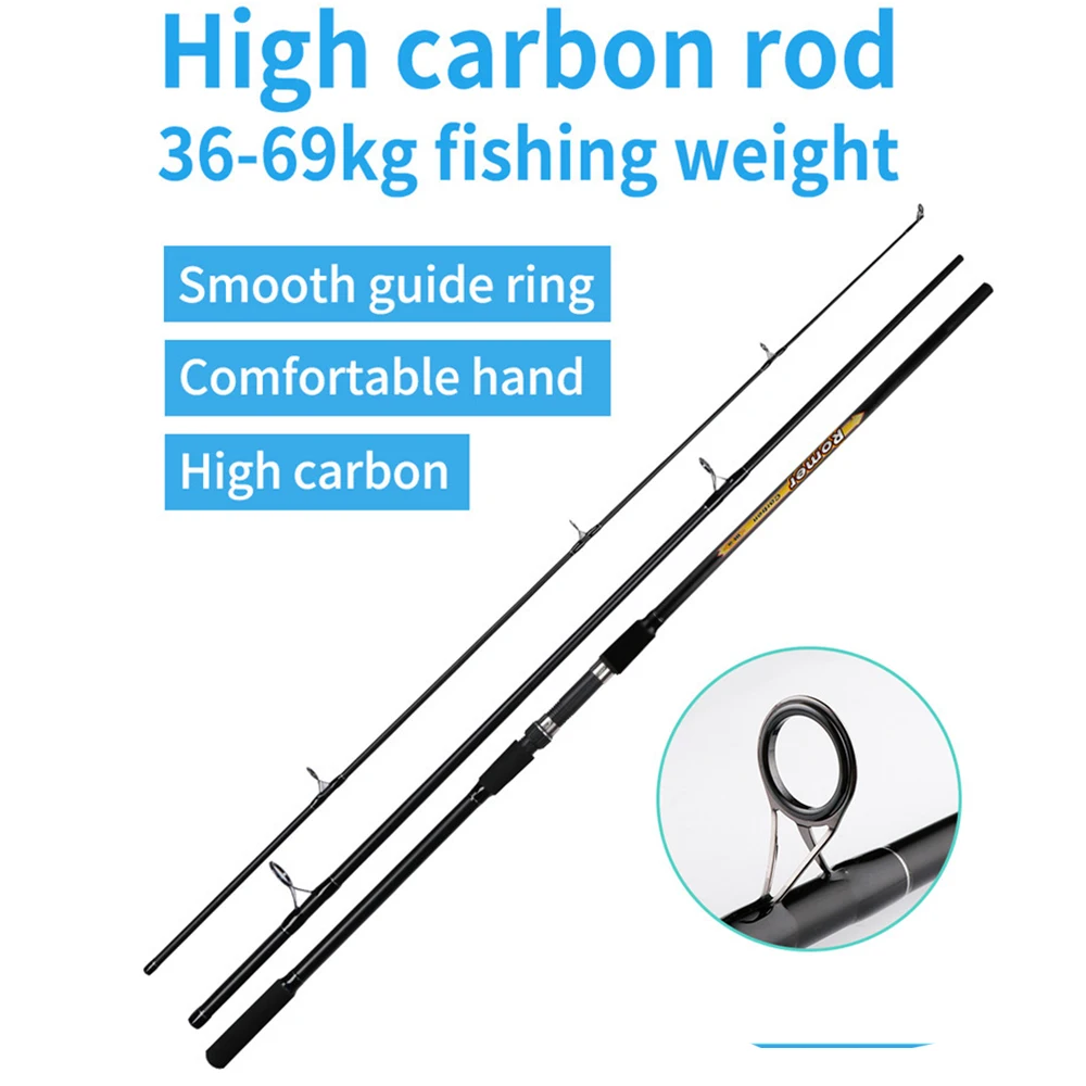 Sea Boat Fishing Rod Spinning XH POWER 3 Section Canne A Peche Carbonne Peche En Mer Rods Carbon Fiber Saltwater Accesorios Mar enlarge
