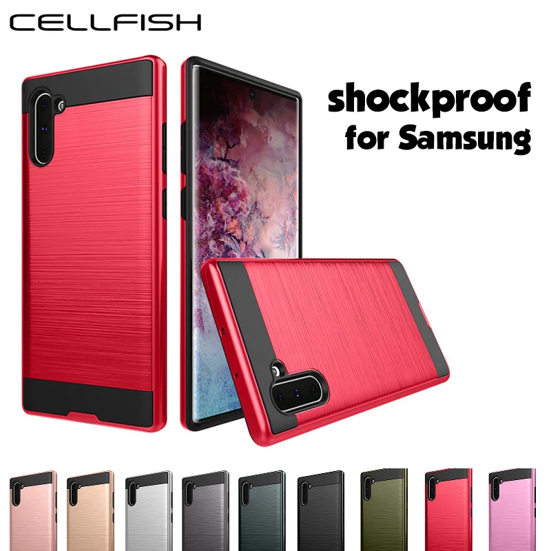 Противоударный силиконовый чехол для телефона Samsung Note 10 Plus 8 9 Galaxy S10 5G S10E S8 S9