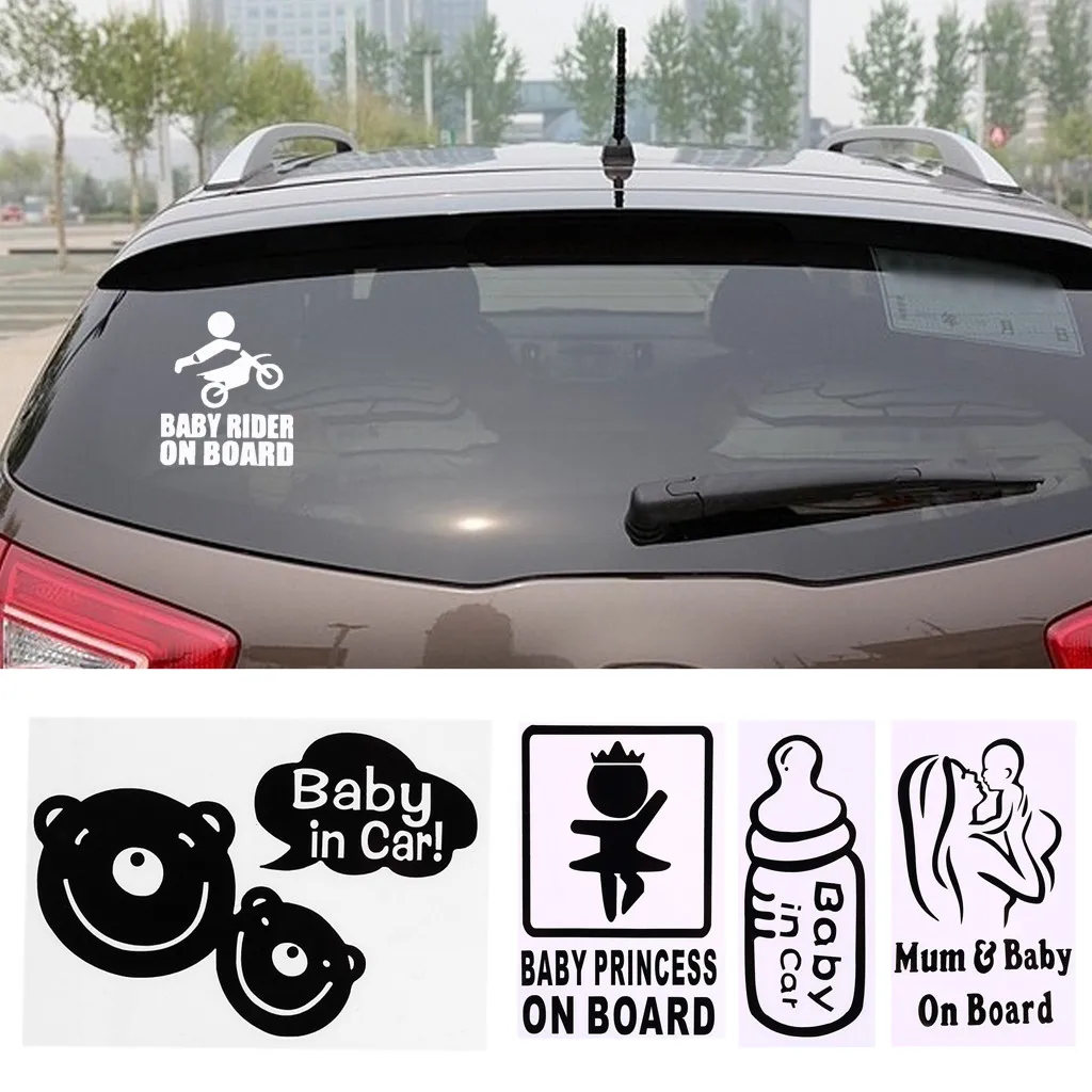 Милый ребенок на доске автомобиля стикер s Забавный автомобиль Стайлинг смешной