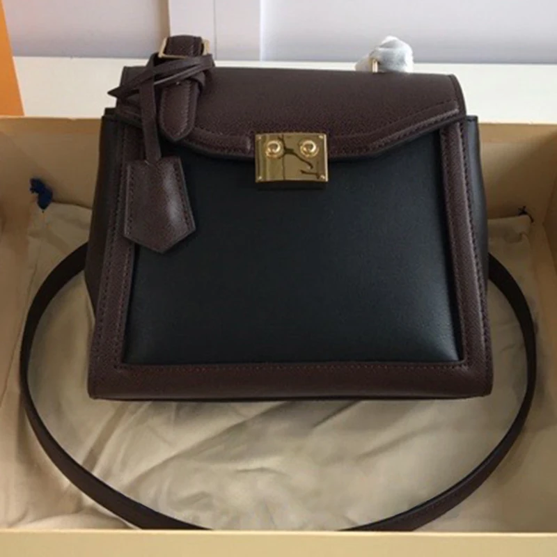 

2021 Fashion Trend Women Crossbody Handbags Vintage Classic Style Shoulder Bag Stylish Top Handle Genuine Leather Bags