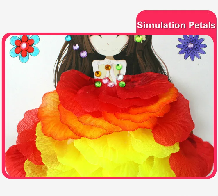 4 шт. детские наклейки с цветами для рисования | Игрушки и хобби