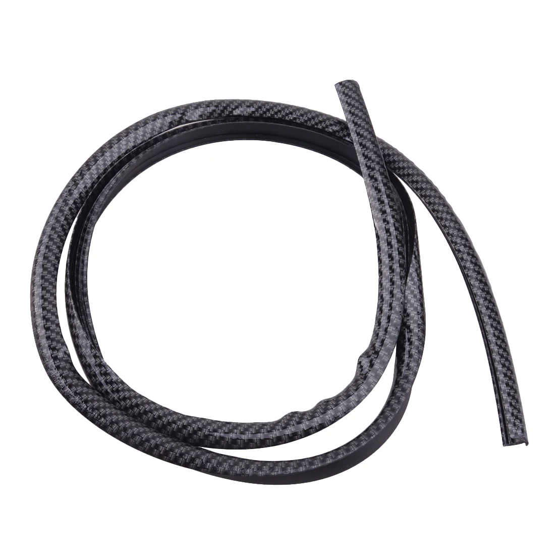 

beler Universal 160cm Rubber Dashboard Gap Rubber Filling Sealing Strip Car Accessories Carbon Fiber Style
