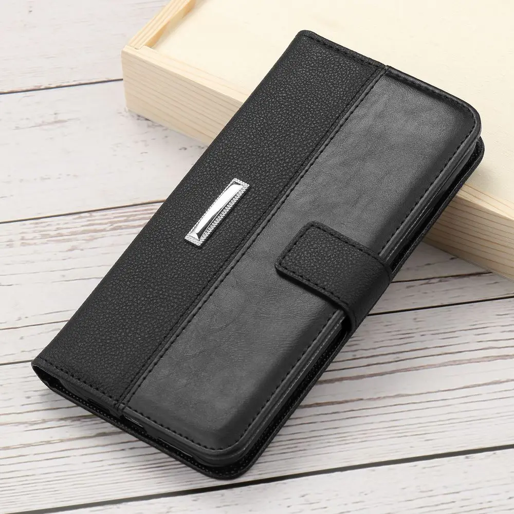 Роскошный откидной Магнитный чехол бумажник для телефона iPhone 11 Pro Max Xr X Xs бампер 8