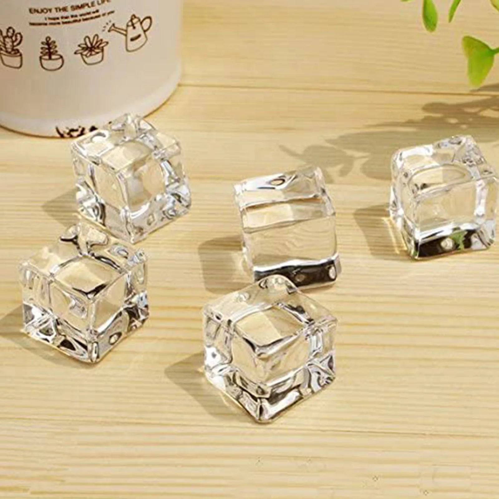 

Artificial Lifelike Plastic Ice, Summer Ice Wine With Wine Refrigeration Items decoracin de habitacin