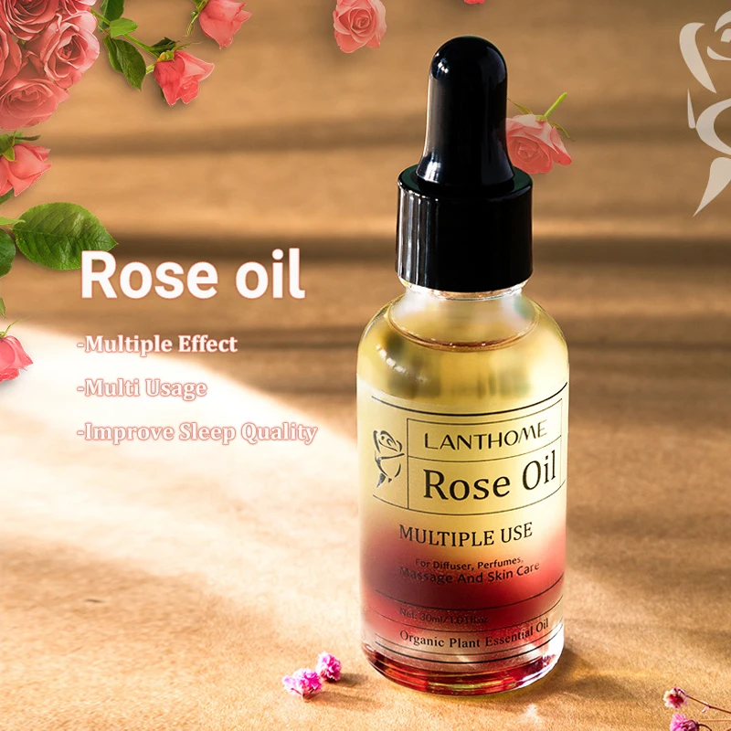 

Rose Essential Oils Beauty Health Aromatic Diffuser Weight Loss Fiet Cuticle Oil Perfumes Candles Scented Essentials Care 30ML