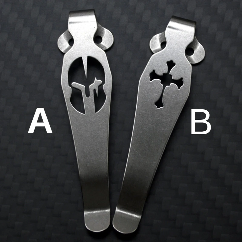 

Titanium Pocket Knife Clip Kydex Back Clips waist Clip for C81 C10 C11 folding knife Back Clips