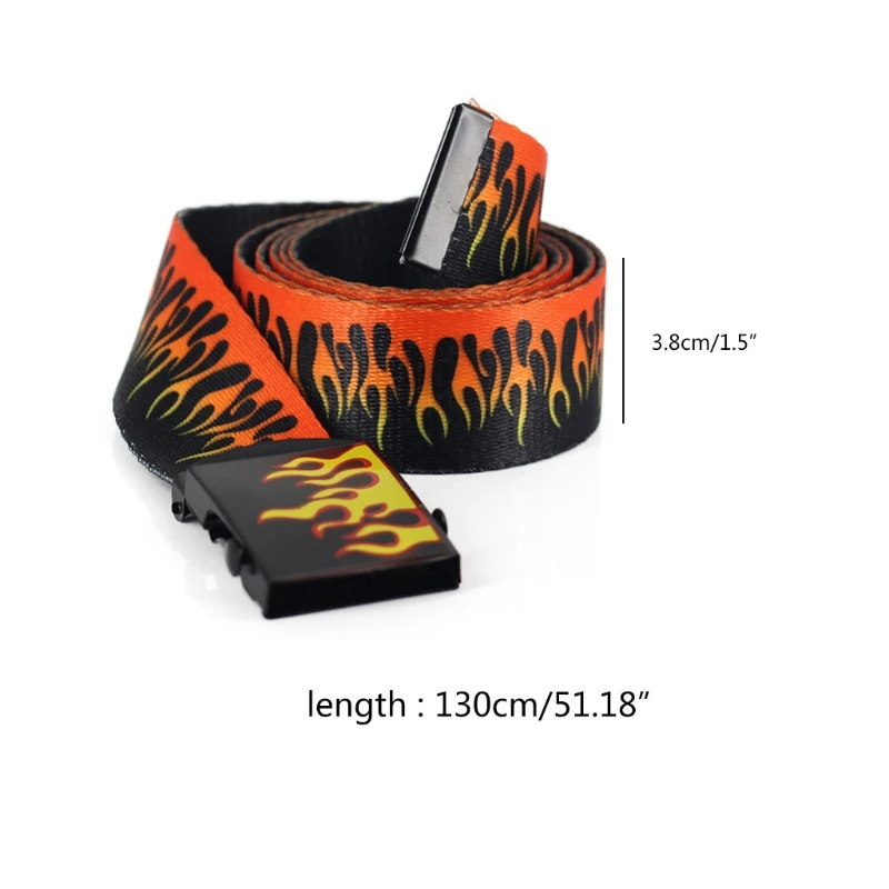 

51inch Elastic Braided Belt Stretch Woven Belt Men Women Printed Canvas Strap Waist Belt for Jeans Pants