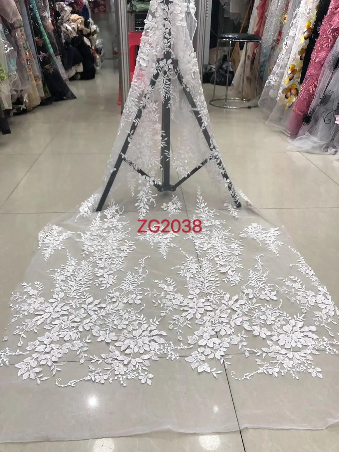 

В наличии 5 ярдов/сумка, вышивка во французском стиле, цветочный узор, высококачественная ткань для свадебного платья, дизайн TYN70 #