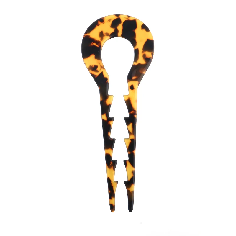 Оптовые цены Высококачественная U-образная большая палочка для волос из этиловой