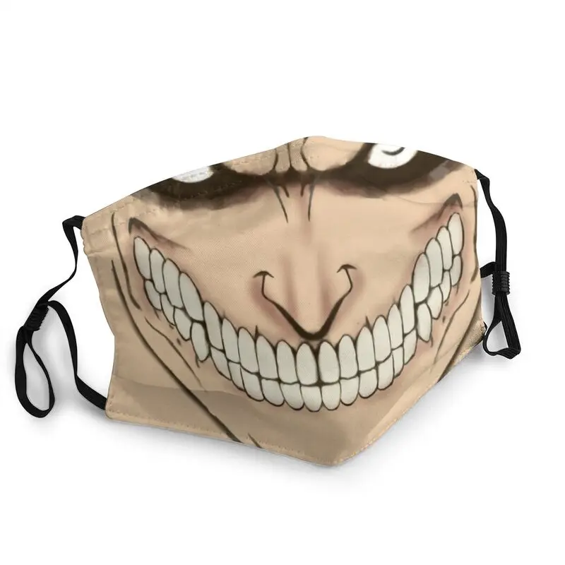 

Маска «атака на Титанов» для мужчин и женщин, многоразовый респиратор для защиты от смога, Эрена, Yeager