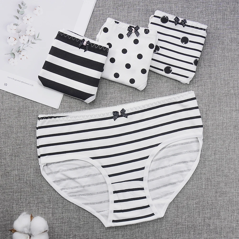 

5 шт./лот женские разного возраста, хлопковые трусы, трусики каваи Япония в Корейском стиле нижнее белье средней длины розового пикантные же...