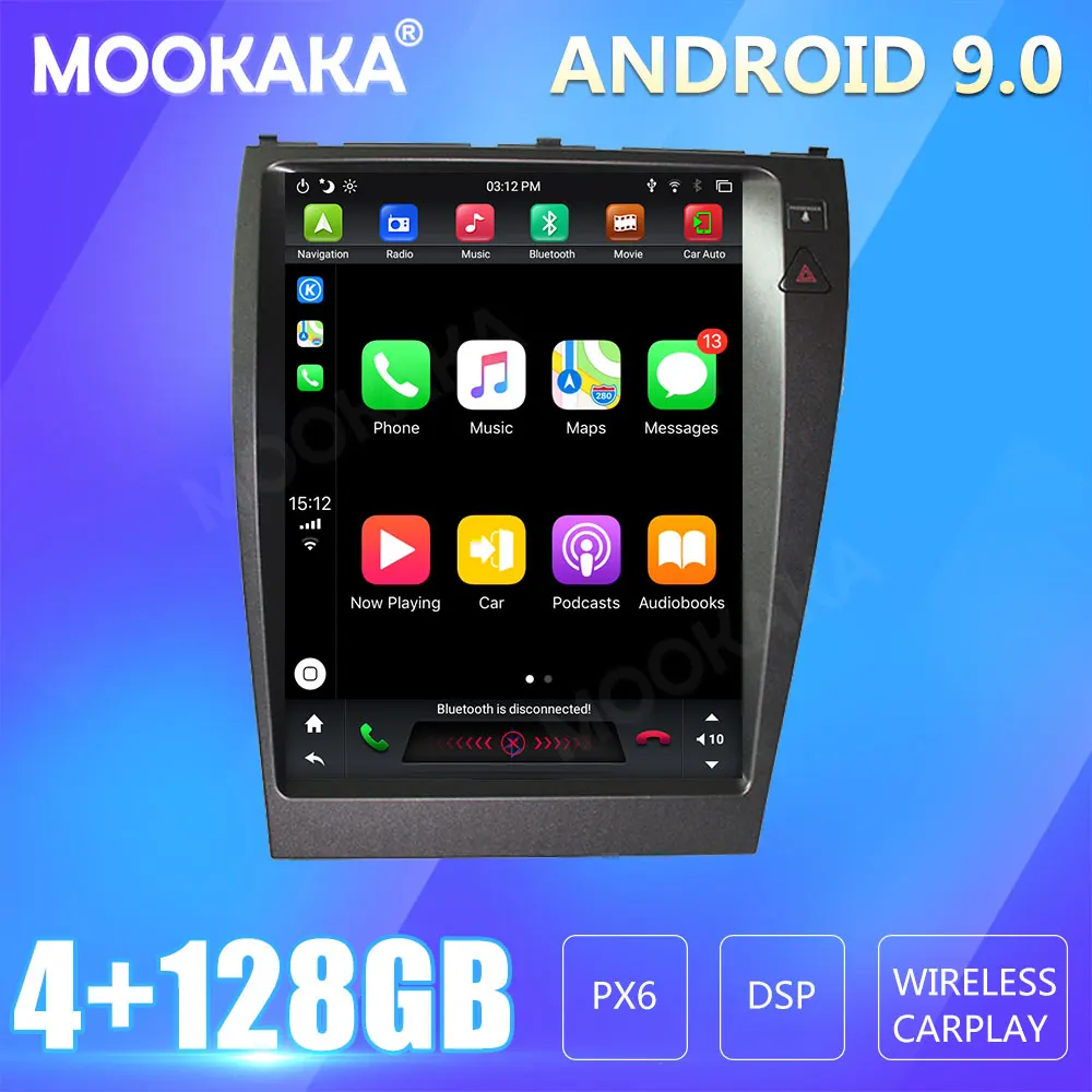 

For Lexus ES ES200 ES240 ES300 ES350 ES350H Car Radio Screen GPS Navigation 128GB Android CARPLAY Multimedia Player Audio