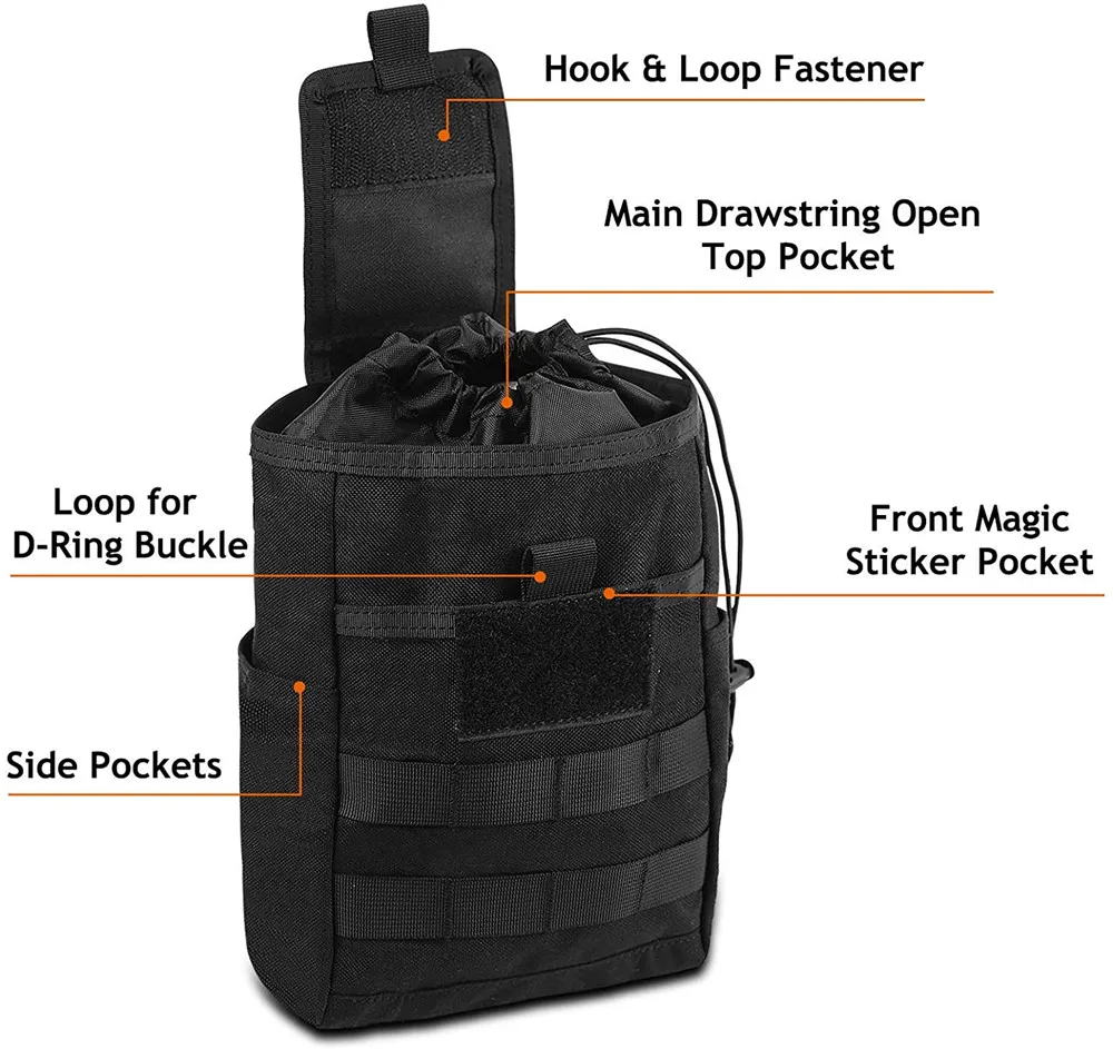 Тактический Складной футляр для страйкбола с системой Молле | Спорт и