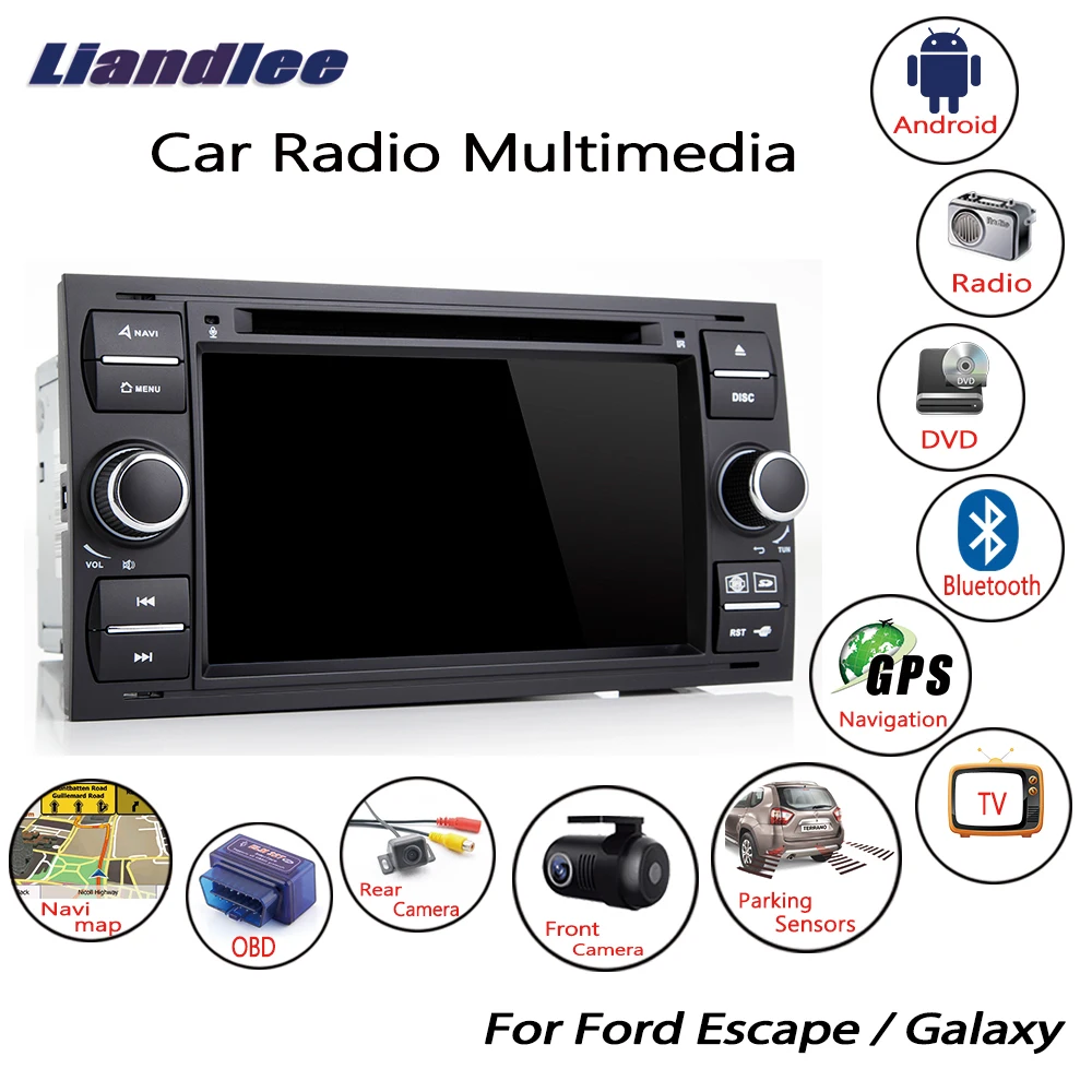 Liandlee для Ford Escape / Galaxy 2002 ~ 2009 Android автомобильное радио CD DVD плеер GPS навигация карты