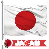 japan flag 400d 100 polyester premium quality japanese national flag with vivid color and uv fade resistant hinomaru