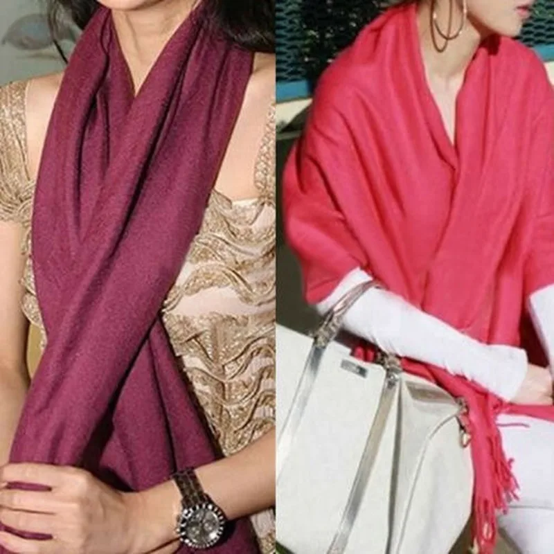 

Fashion Women Ladies Tassel Long Pashmina Shawl Wrap Scarf Stylished Scarves