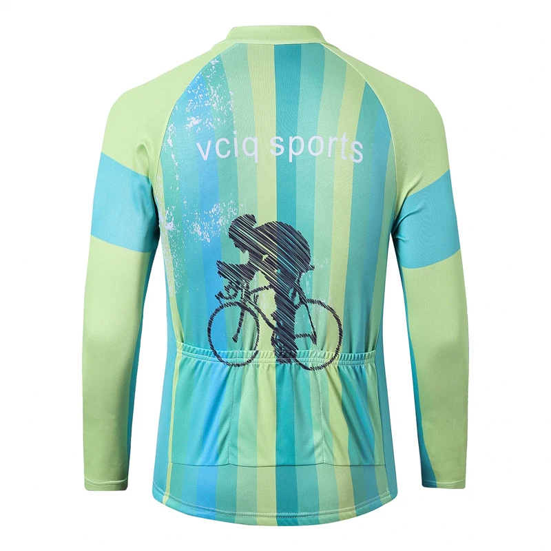 Мужская зимняя велосипедная Джерси 2019 красный синий зеленый с длинным рукавом