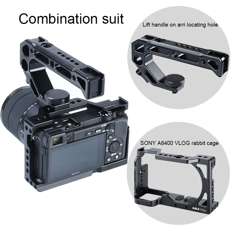 UURig R008 DSLR камера верхняя ручка металлический адаптер для холодного башмака