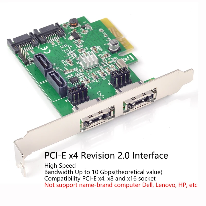 Адаптер SATA для PCI e 4 порта RAID 3 адаптер Расширительная карта разъем SATA3 x4 express