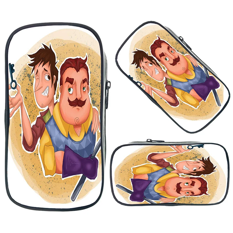 Hello Neighbor Cosmetic чехол канцелярские сумки для хранения Чехол макияжа Детские