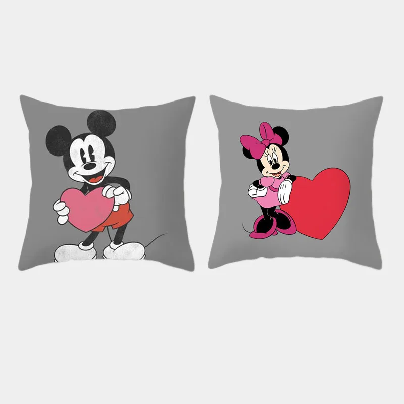 2 шт. Disney Микки и Минни Маус мультфильмы Подушка Чехол размером 45*45 см подушка