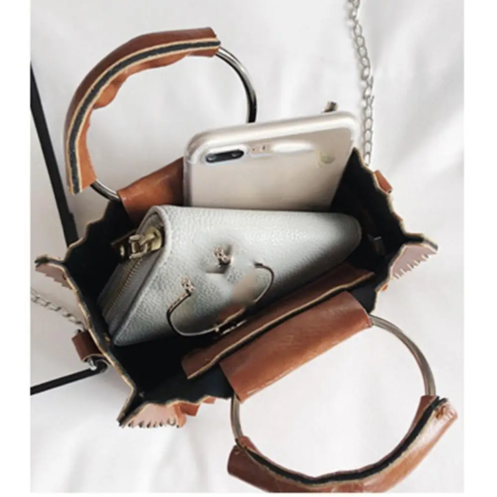 Женская сумка через плечо гофрированная новинка 2020 модная кожаная стильная