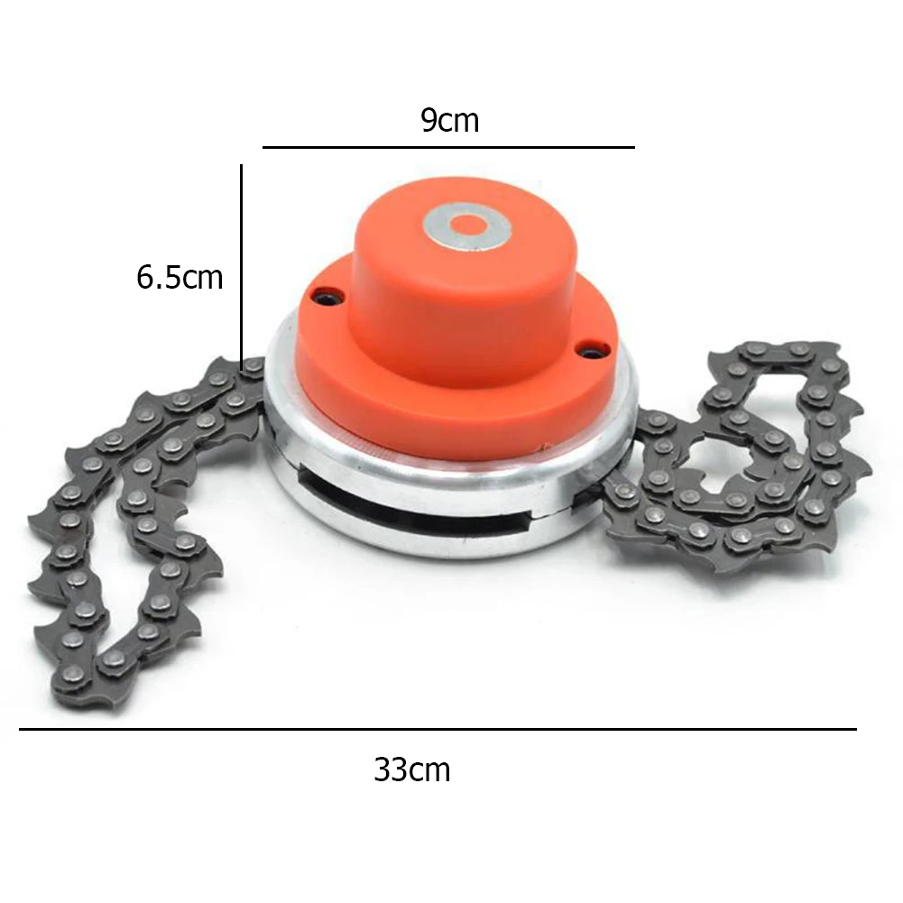 

Chain Brush Cutter Grass Trimmer Head Coil Lawn Mower Chain with Thicken Chain Household Garden Planting Elements