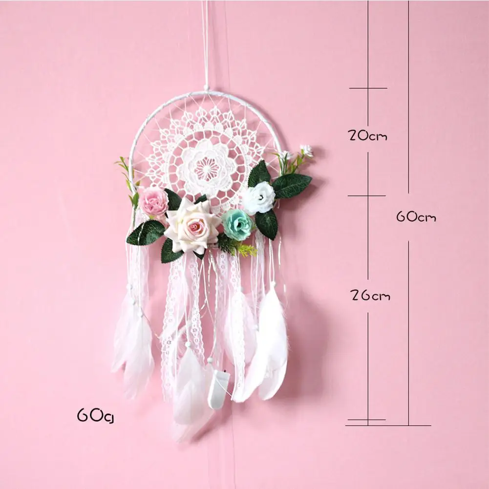 

Dream Catcher Lace Wall Hanging Pendant Craft for Home Room Decoration