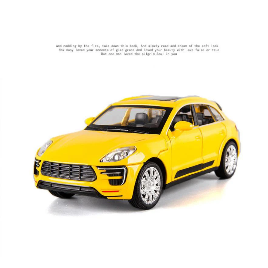 Лидер продаж масштаб 1:32 колеса Германия Pors suv Cayenne Тяговая обратная модель