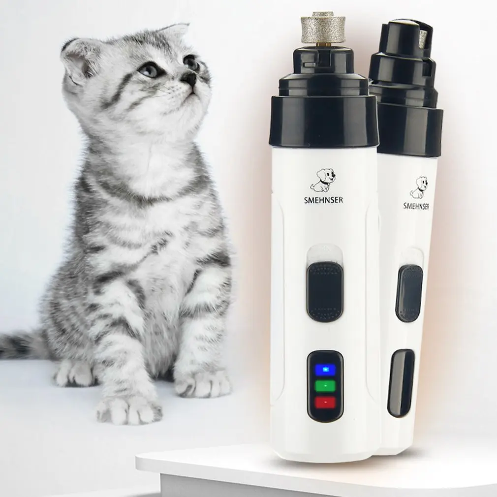 

Dog Nail Clipper For Dogs Nail Clippers Pet Grinder Short Nail For Cats Nail Clipper Usb Animal Grooming Trimmer Low Noise