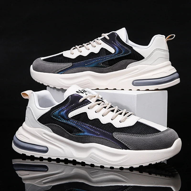 

2021 spring and summer sports shoes men's running shoes lightweight mesh breathable casual running shoes
