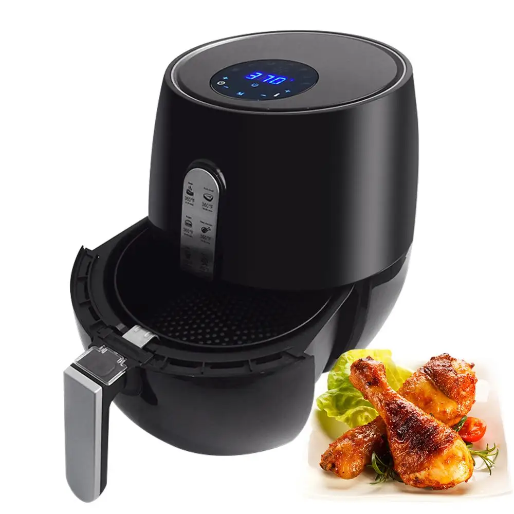 Воздушная фритюрница 120В 5.2л воздушная Жарка нагревание цифровой большой емкости