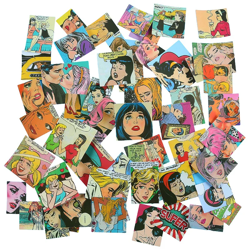 

54 шт. Ностальгический Винтаж плакат наклейки для скрапбукинга DIY альбом мусор Журнал Дневник счастливого планировщик декоративные наклейк...