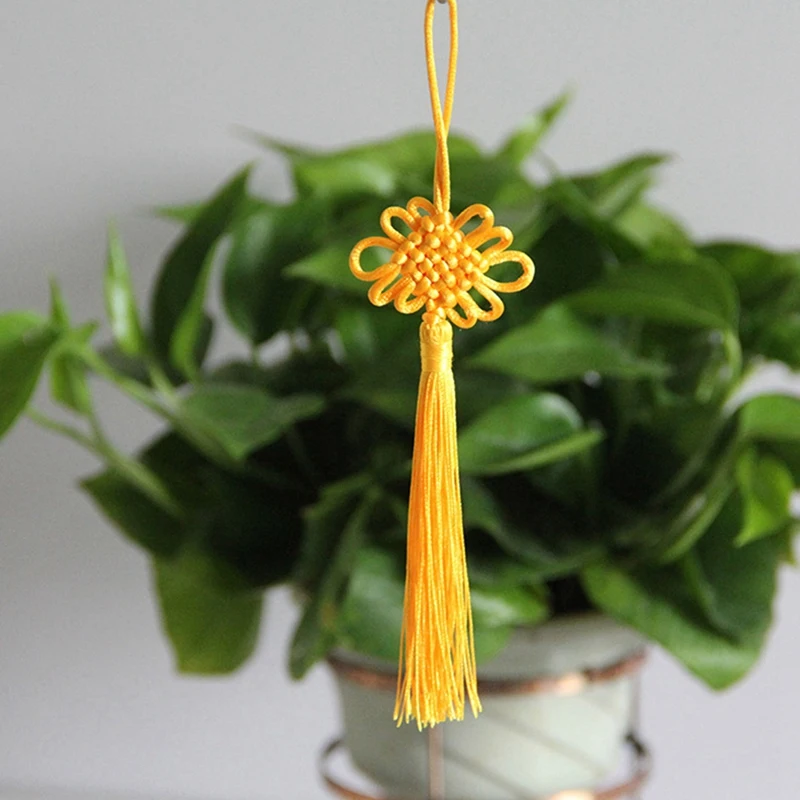 

50 Pcs Handmade Chinese Knots Soft Tassels Holiday Gift for Spring Festival, Special Gift for New Year Decoration