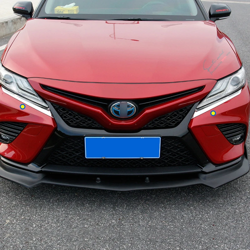 CARMANGO для Toyota Camry XV70 2018 2019 авто Стайлинг Передний Свет хромированная крышка