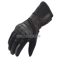 motorcycle gloves long waterproof winter ride mens leather bmx guantes mx with protective hard knuckle unisex motocross