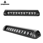 Стайлинг автомобиля, карточка для временной парковки, Поворотный Автомобильный телефон, скрытый переключатель, остановка телефонного номера, автомобильные аксессуары