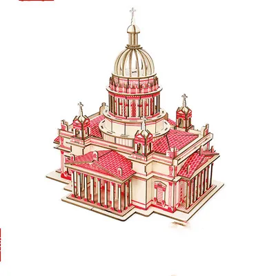 

DIY Excellent building 3D Wooden Miniatura Houses Furniture DIY Puzzle Dollhouse Toys For Children gift