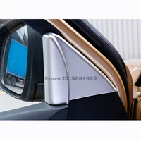 abs matte car interior a pillar speaker horn ring cover trim car styling for nissan navara np300 2017 2018 2019 accessories 2pcs
