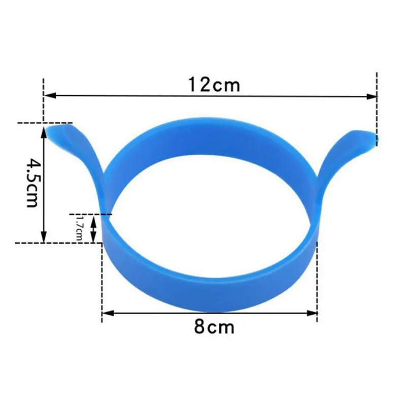 Креативные Круглые силиконовые формы для яичницы на завтрак 1 шт. форма-кольцо