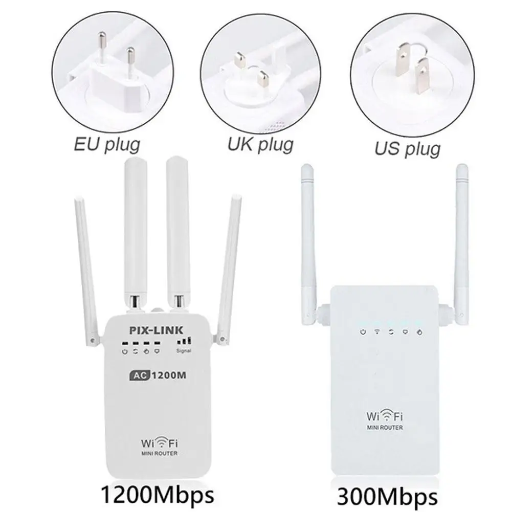 AC 300/1200 Мбит/с Беспроводной повторитель высокое Скорость 5G гигабитный
